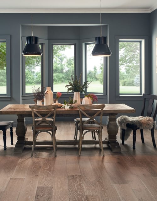 kitchen with hardwood floor