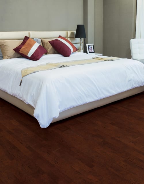 bedroom with hardwood floor