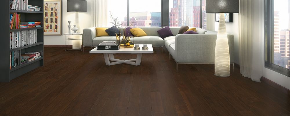 Room Scene of Smooth Flooring Engineered - Hardwood by Indus Parquet