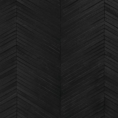 Inceptiv Ark Chevron in Noir - Hardwood by DuChateau