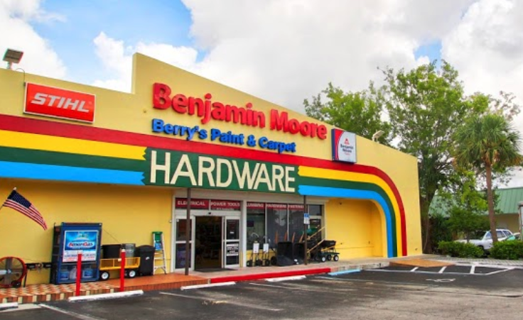 Berry's Paint, Hardware & Flooring - 896 N Homestead Blvd, Homestead, FL 33030