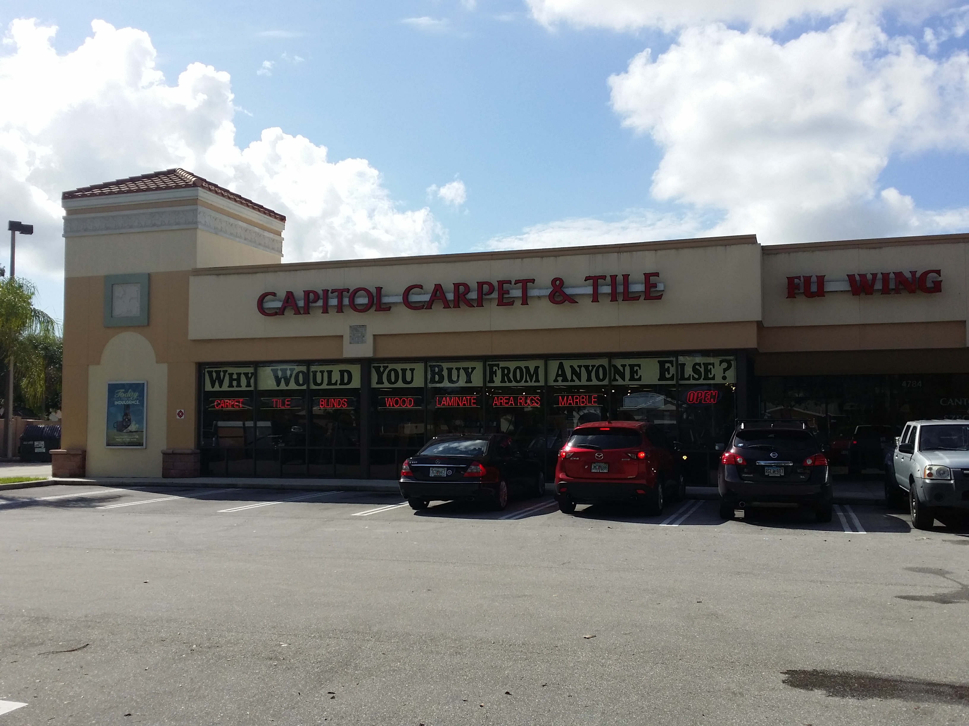 Capitol Carpet & Tile and Window Fashions - 4786 N Congress Ave, Boynton Beach, FL 33426