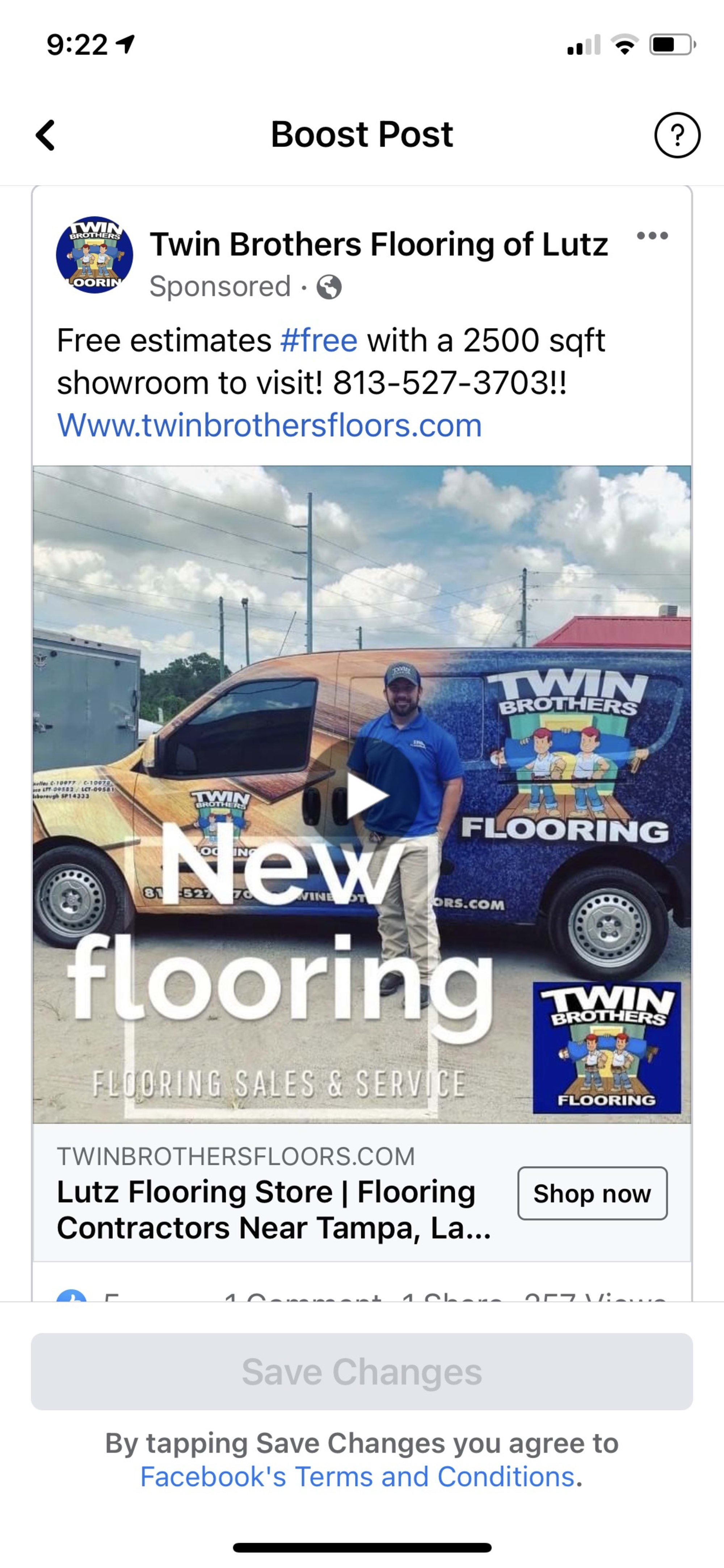 Twin Brothers Flooring of Lutz - 1628 Dale Mabry Hwy Lutz, FL 33548