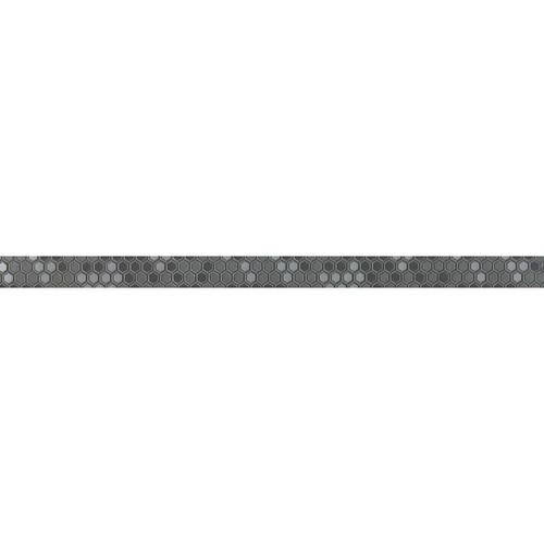 Embold in Embold Hex Medium Grey Eo04 Unpolished 1 X 24 Unpolished - Tile by Daltile