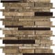 Archaeology in Troy 13x13 Pinwheel Mosaic - Tile by Marazzi
