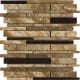 Archaeology in Chaco Canyon Mosaic Random Strip - Tile by Marazzi