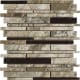 Archaeology in Crystal River Mosaic Random Strip - Tile by Marazzi