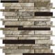 Archaeology in Crystal River 13x13 Pinwheel Mosaic - Tile by Marazzi