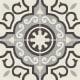D Segni in Parisian Chalk, Midnight, Shadow, Smoke Blend - Tile by Marazzi
