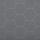 Venetian Architectural A La Mode Geo Cuts Honed in Pure White Hexagon - Tile by Surface Art