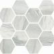 Macaubas in Pearl Anticato Hexagon - Tile by Happy Floors
