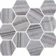 Onyx in Silver Natural Hexagon - Tile by Happy Floors