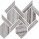 Onyx in Silver Natural Rope Mosaic - Tile by Happy Floors